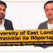 University of East London Yetkilisi ile Röportaj