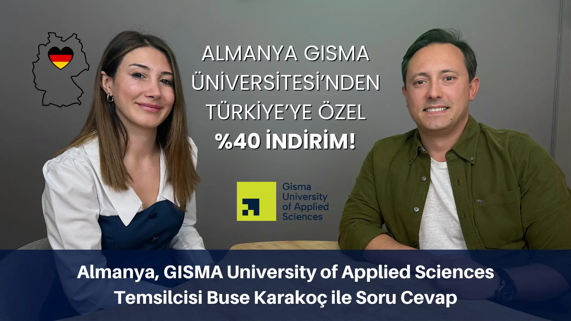 Almanya GISMA Üniversitesi Temsilcisi Buse Karakoç ile Soru Cevap – Türkiye’ye Özel %40 İndirim!